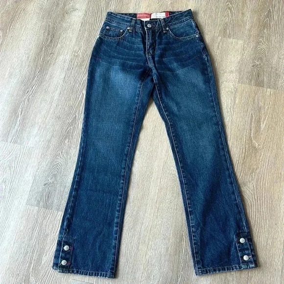 FARM GIRL & FEED Co. Carole-Lu low rise Boot Cut denim jeans women size 4R x 32 - Picture 6 of 16